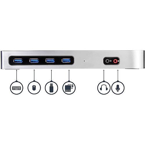 StarTech Hybrid Usb-a Usb-c Dock Dual 4k Hdmi/dp (DK30A2DH)
