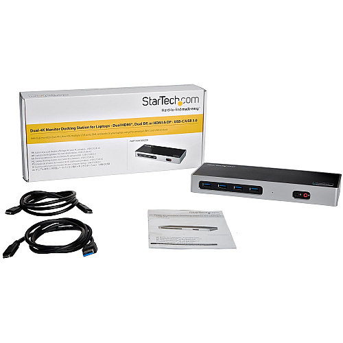 StarTech Hybrid Usb-a Usb-c Dock Dual 4k Hdmi/dp (DK30A2DH)