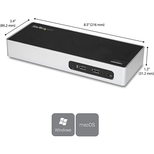 StarTech Usb 3.0 Docking Station - Hdmi & Dvi/vga (DK30ADD)
