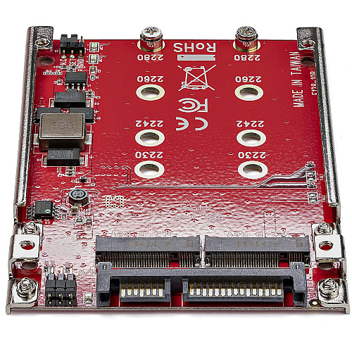 StarTech Adapter, Dual M.2 To Sata, 2.5" Bay Raid (S322M225R)