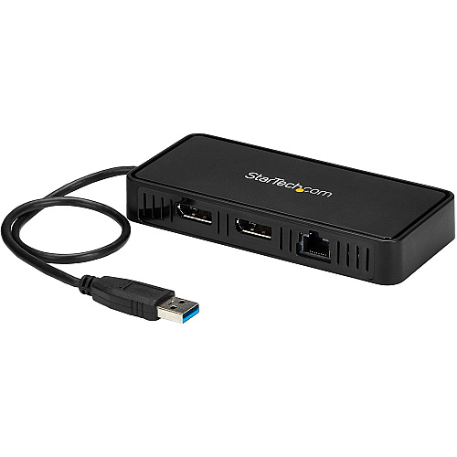 StarTech Usb 3.0 Mini Dock - Dual 4k 60hz Dp/gbe (USBA2DPGB)