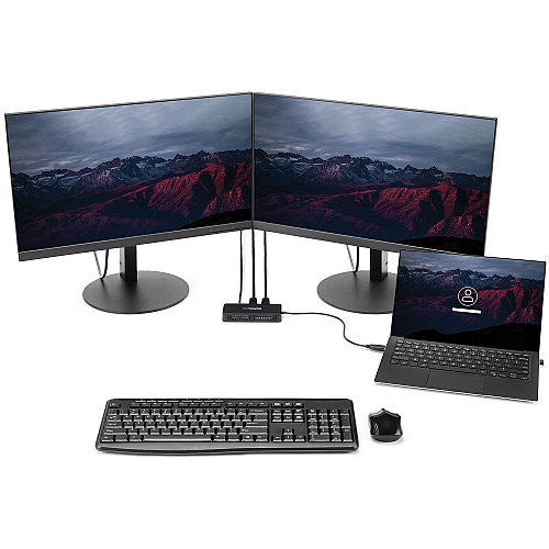 StarTech Usb 3.0 Mini Dock - Dual 4k 60hz Dp/gbe (USBA2DPGB)