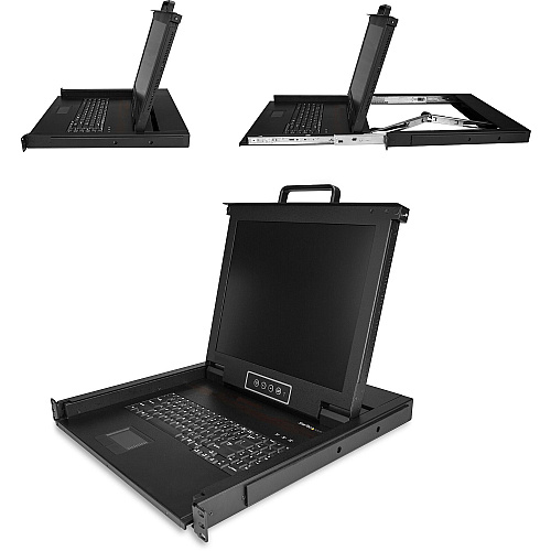 StarTech Rackmount Kvm Console - 1u 17in Lcd Vga (RKCONS1701)