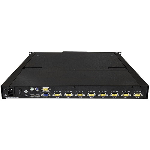 StarTech 8 Port Rackmount Kvm Console W/19in Lcd (RKCONS1908K)