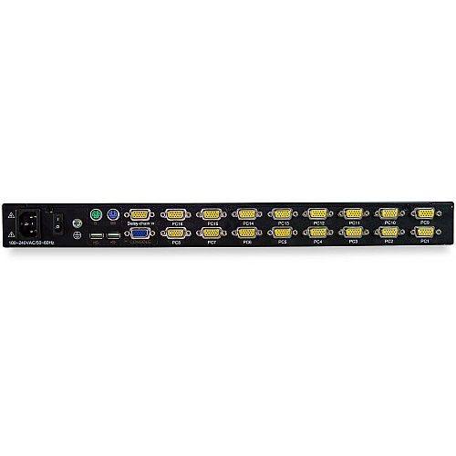 StarTech 16 Port Rackmount Kvm Console W/17in Lcd (RKCONS1716K)
