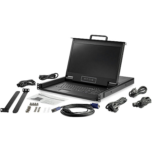 StarTech Hd Rackmount Kvm Console 1u 17in Lcd Vga (RKCONS17HD)