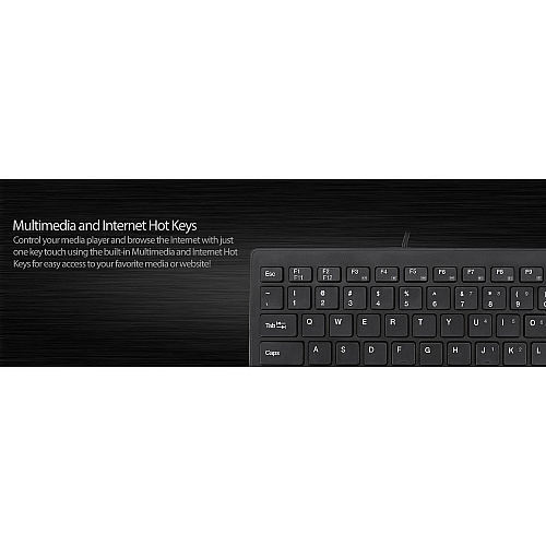 Adesso Slimtouch Mini Usb Keyboard (AKB111UB)