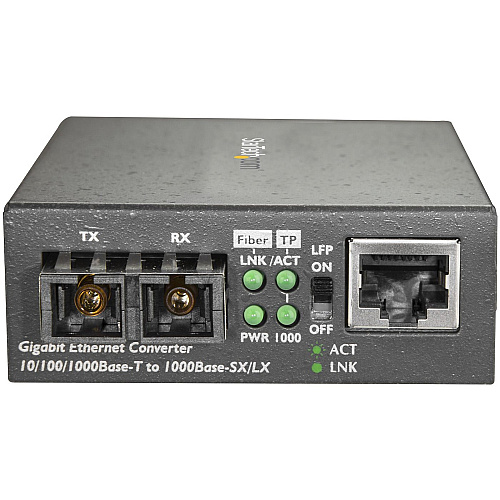 StarTech Mm Fiber Ethernet Media Converter Sc Gbe (MCMGBSCMM055)