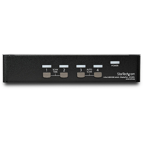 StarTech 4port Displayport Kvm Switch 4k 60hz Taa (SV431DPUA2)