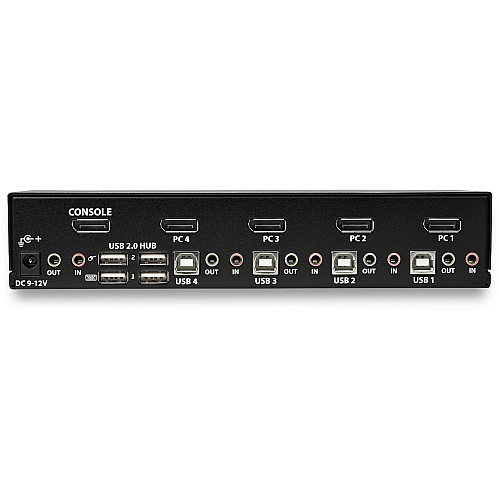 StarTech 4port Displayport Kvm Switch 4k 60hz Taa (SV431DPUA2)