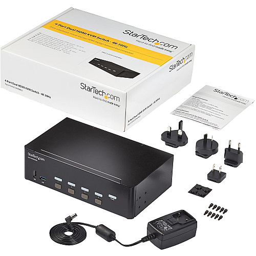 StarTech Kvm Switch - Dual Display 4k 30hz (SV431DHD4KU)