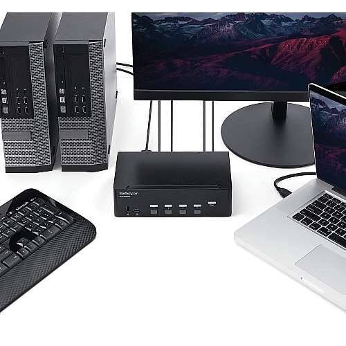 StarTech Kvm Switch - Dual Display 4k 30hz (SV431DHD4KU)