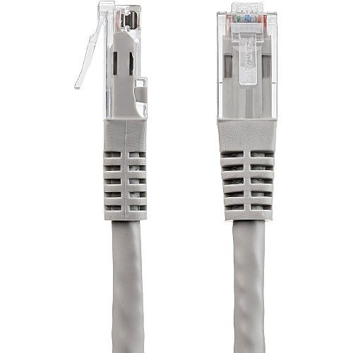 StarTech 35ft Cat6 Ethernet Cable Gray Cat 6 Poe (C6PATCH35GR)