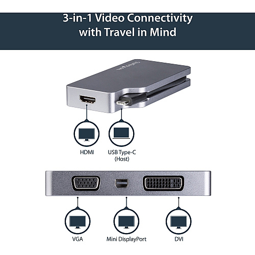 StarTech Usb C To Hdmi/vga/mdp/dvi Video Adapter (CDPVDHDMDPSG)