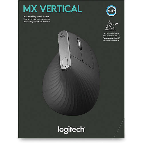 Logitech Mx Vertical Ergonomic Mouse Graphite (910005447)