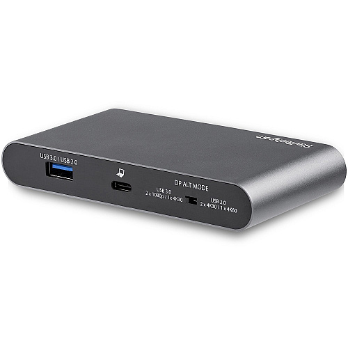 StarTech Usb C Dock - 4k Dual Dp/gbe/2x Usb-a/pd (DK30C2DAGPD)