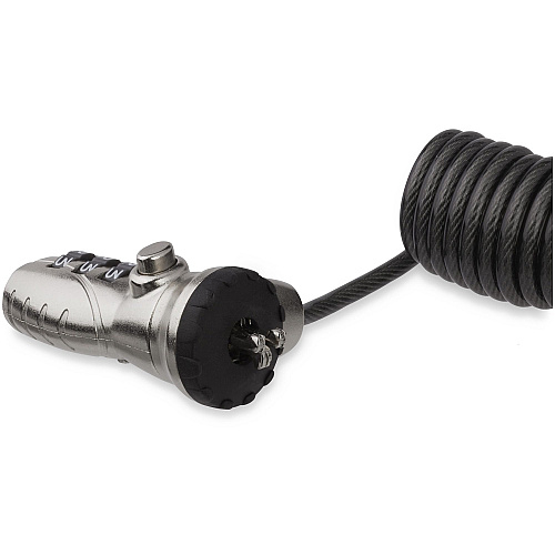 StarTech Coiled Laptop Cable Lock K-slot - Combo (LTLOCK3DCOIL)