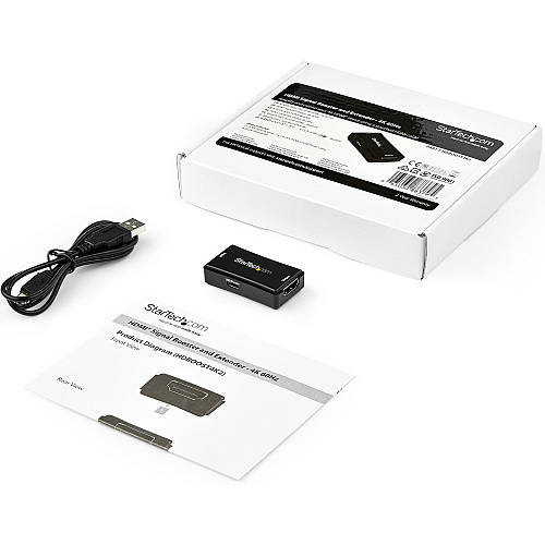 StarTech Signal Booster - Hdmi - 4k60 - Usb Power (HDBOOST4K2)