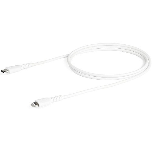 StarTech 3ft/1m Durable Usb-c To Lightning Cable (RUSBCLTMM1MW)