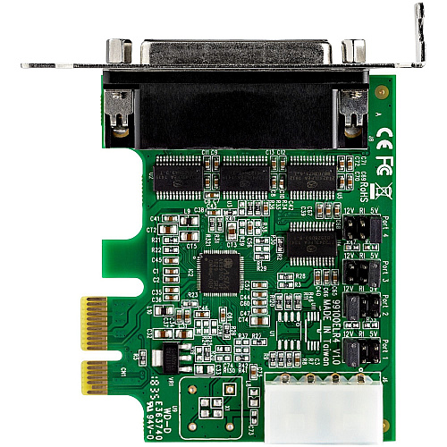 StarTech 4port Pcie Rs232 Serial Db9 Adapter Card (PEX4S953LP)