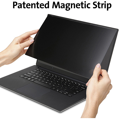 Kensington MagPro 12.5" (16:9) Laptop Privacy Screen with Magnetic Strip For 12.5" Widescreen LCD Notebook - 16:9 - Fingerprint Resistant, Scratch Resistant, Damage Resistant - Polyethylene Terephthalate (PET) - Anti-glare - 1 Each - TAA Compli (K58350WW)
