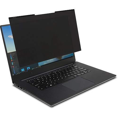 Kensington MagPro 12.5" (16:9) Laptop Privacy Screen with Magnetic Strip For 12.5" Widescreen LCD Notebook - 16:9 - Fingerprint Resistant, Scratch Resistant, Damage Resistant - Polyethylene Terephthalate (PET) - Anti-glare - 1 Each - TAA Compli (K58350WW)
