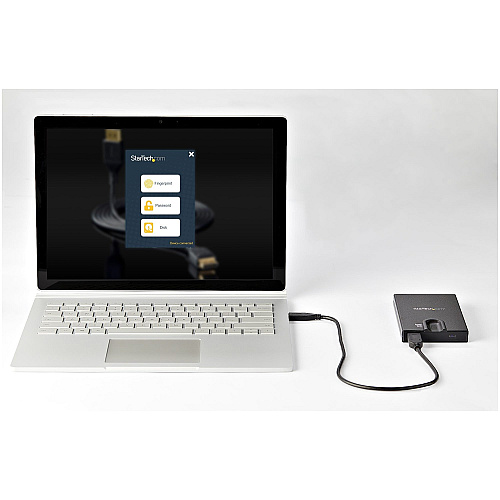 StarTech Encrypted Biometric Enclosure 2.5in Sata (S251BMU3FP)