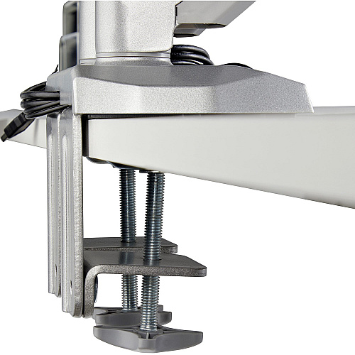 StarTech Desk Mount Dual Monitor Arm W/ Usb/audio (ARMSLIMDUOS)