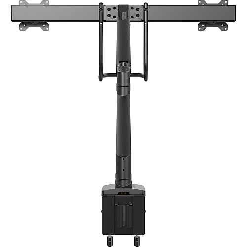 StarTech Desk Mount Dual Monitor Arm 32in -handle (ARMSLMBARDUO)
