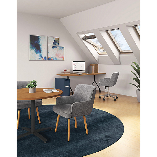HON Matter Chair Fabric Back Material - Light Gray - 1 Each (VL238GRY01)