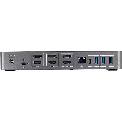 StarTech Hybrid Usb-c Usb-a Dock - Triple 4k 60hz (DK31C3HDPD)