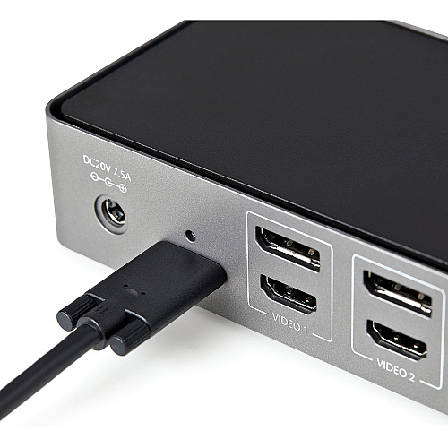 StarTech Hybrid Usb-c Usb-a Dock - Triple 4k 60hz (DK31C3HDPD)