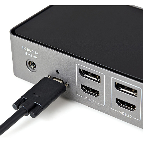 StarTech Hybrid Usb-c Usb-a Dock - Triple 4k 60hz (DK31C3HDPD)
