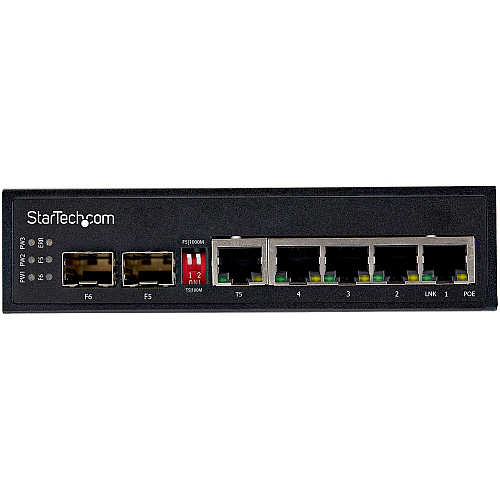 StarTech Industrial 6port Gigabit Ethernet Switch (IES1G52UPDIN)