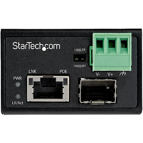 StarTech Poe+ Fiber To Ethernet Media Converter (IMC1GSFP30W)
