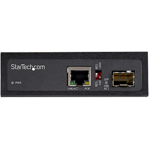 StarTech Poe+ Fiber To Ethernet Media Converter (IMC1GSFP60W)