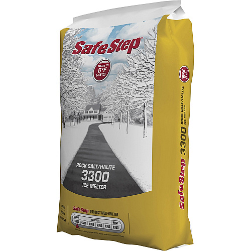 SafeStep 3300 Ice Melter Sodium Chloride, Rock Salt - 5&deg;F (-15&deg;C) (806653)