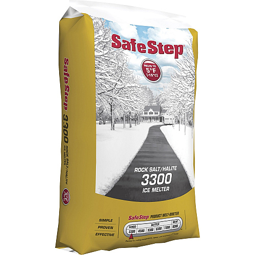 SafeStep 3300 Ice Melter Sodium Chloride, Rock Salt - 5&deg;F (-15&deg;C) (806661)