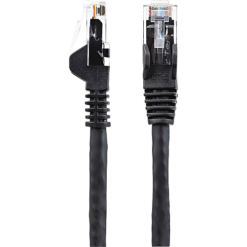 StarTech 3ft Lszh Cat6 Ethernet Cable - Black (N6LPATCH3BK)