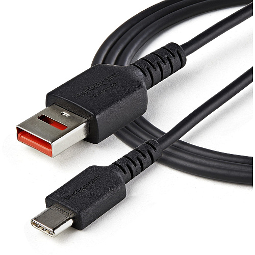 StarTech 3ft Usb-a To Usb-c Secure Charging Cable (USBSCHAC1M)