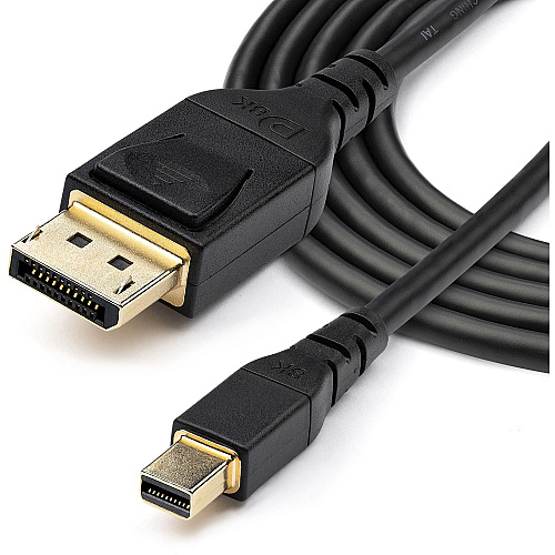 StarTech 6ft 8k Mini Dp To Displayport 1.4 Cable (DP14MDPMM2MB)