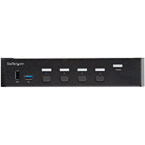 StarTech 4 Port Hdmi Kvm Switch 4k 60hz W/usb Hub (SV431HU34K6)