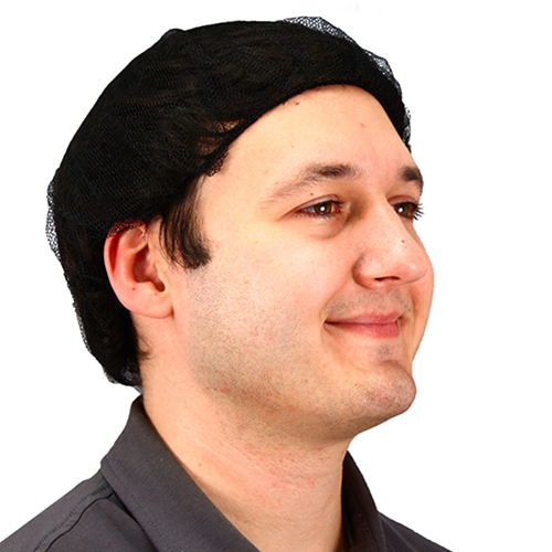 21 In. Heavyweight Polyester Hairnet Black, Case Of 1000 (MC-21-1000/BLK)