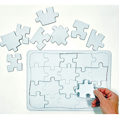 Ashley Blank White Puzzle (10719)
