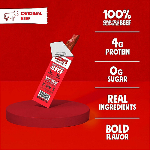 CHOMPS Original Beef Chomplings Snack Sticks (LCO24)