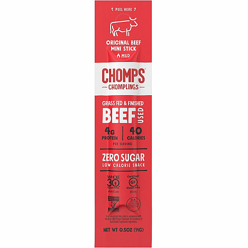 CHOMPS Original Beef Chomplings Snack Sticks (LCO24)