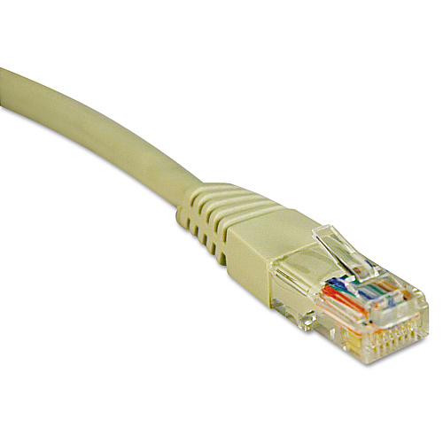 Tripp Lite CAT5e 350 MHz Molded Patch Cable, 50 ft, Gray (N002050GY)