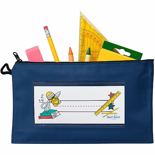 Seat Sack Pencil Pouch with Zipper (00040)