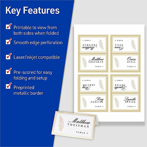 Avery Tent Card (03328)