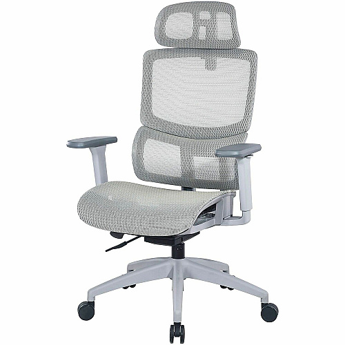 Lorell Ripley All-Mesh High-Back Chair with Articulating Lumbar Support (63201)